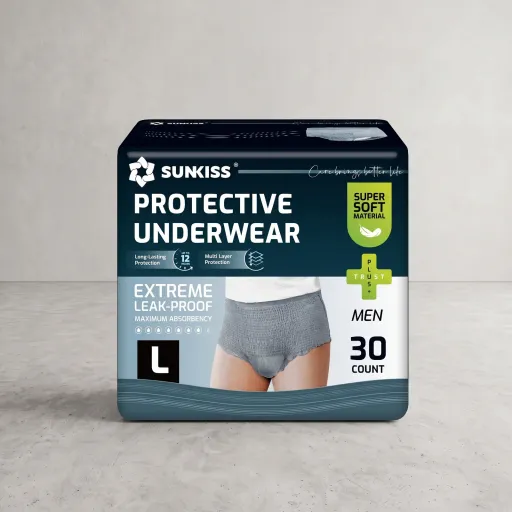 SUNKISS Ropa Interior Absorbente para Hombre (Talla L)