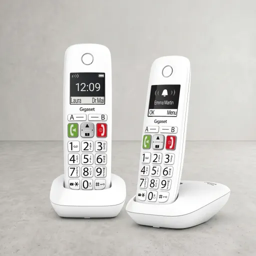 Gigaset E290 Duo Teléfono inalámbrico con teclas grandes