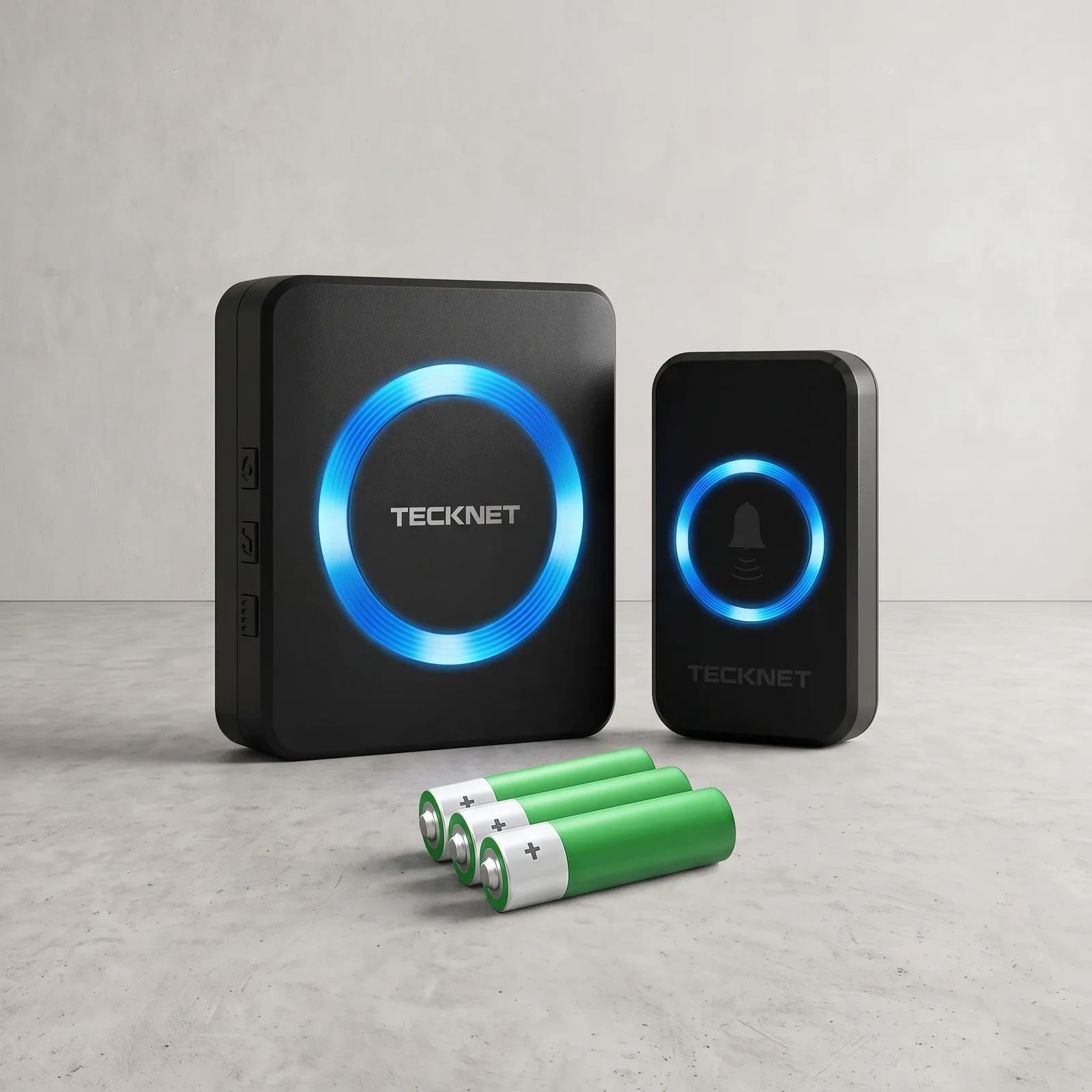 TECKNET Timbre Inalámbrico a Pilas con Alerta Luminosa