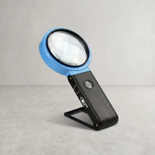 Vision Aid Lupa Recargable con Soporte Manos Libres