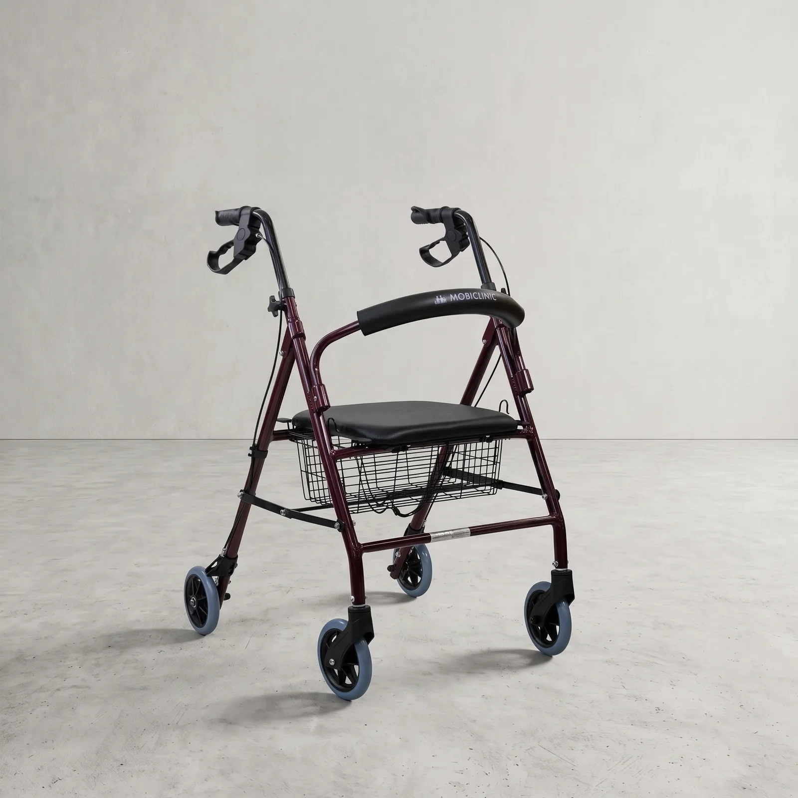 Mobiclinic Andador Escorial Plegable con Asiento y Cesta