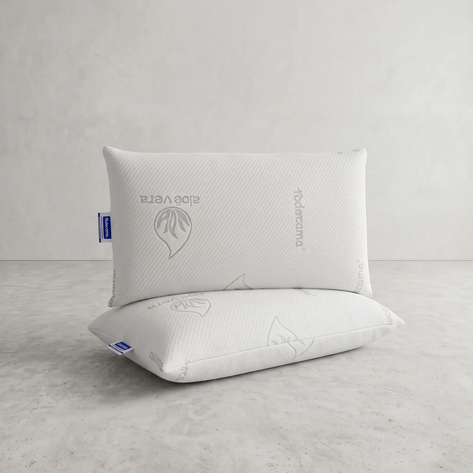 Todocama Almohada Viscoelástica Aloe Vera (Pack 2x70 cm)