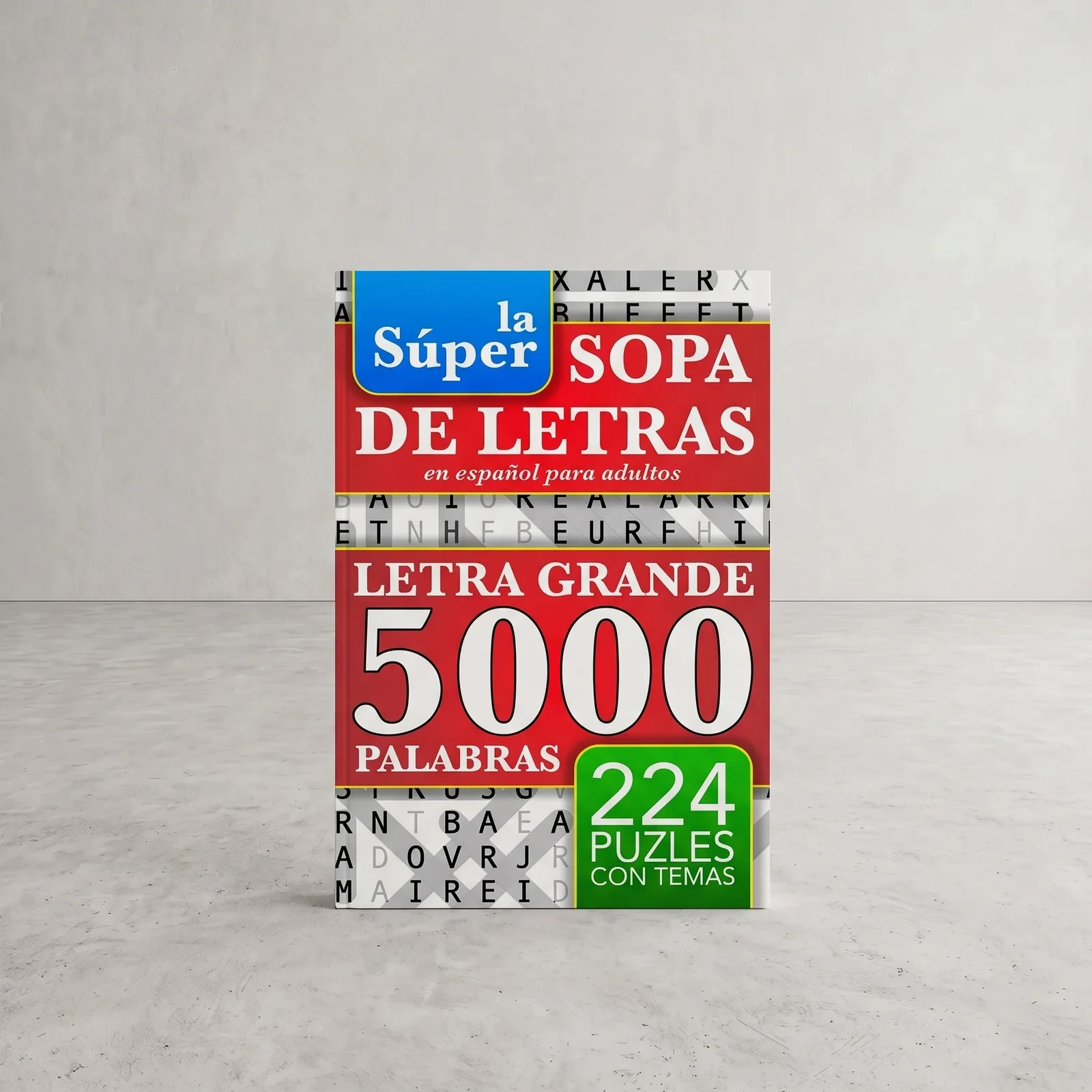 Sopa de Letras en Español con Letra Grande de Martin Littlewolf