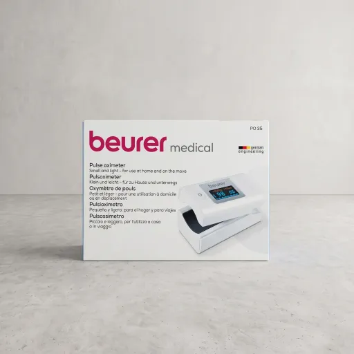 Beurer PO 30 Pulsioxímetro de dedo para medir oxígeno y pulso