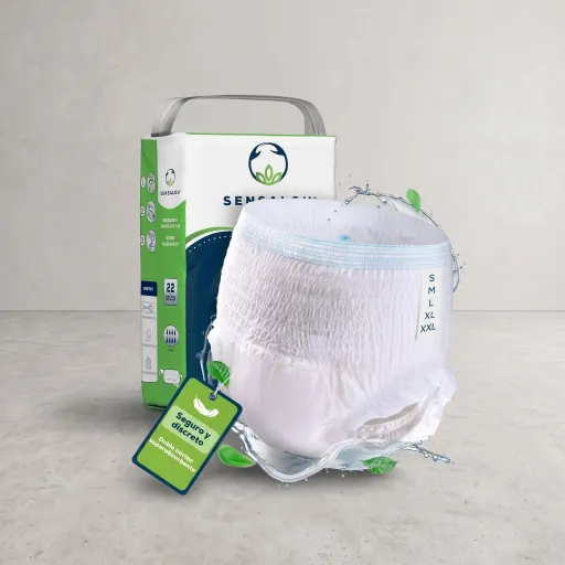Sensalou Pantalones de Incontinencia Desechables Talla L (22 uds.)