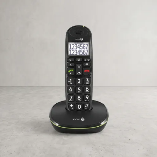 Doro PhoneEasy 110 Teléfono Inalámbrico con Teclas Grandes