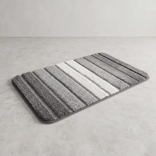 DEXI Alfombra de baño antideslizante de microfibra (40 x 60 cm)