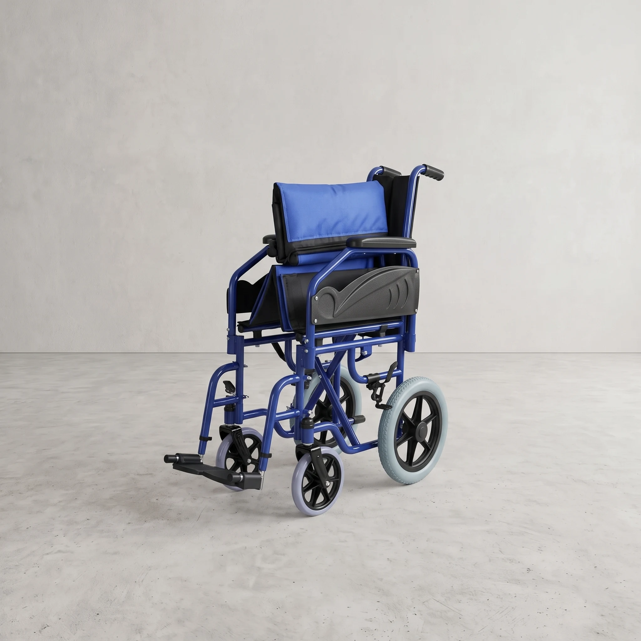 Mobiclinic Maestranza Silla de ruedas plegable de acero