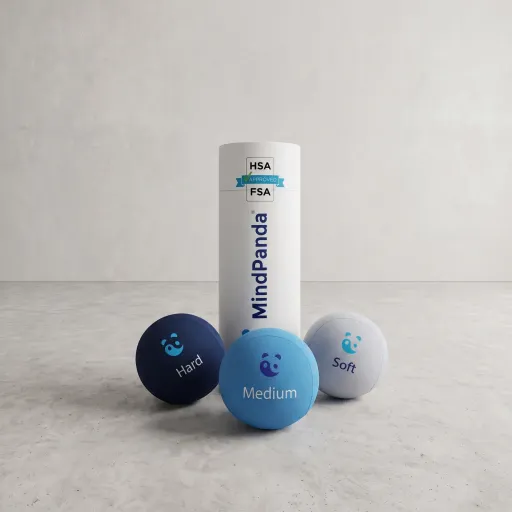 MindPanda Pelotas Antiestrés para Rehabilitación de Mano (Set de 3)