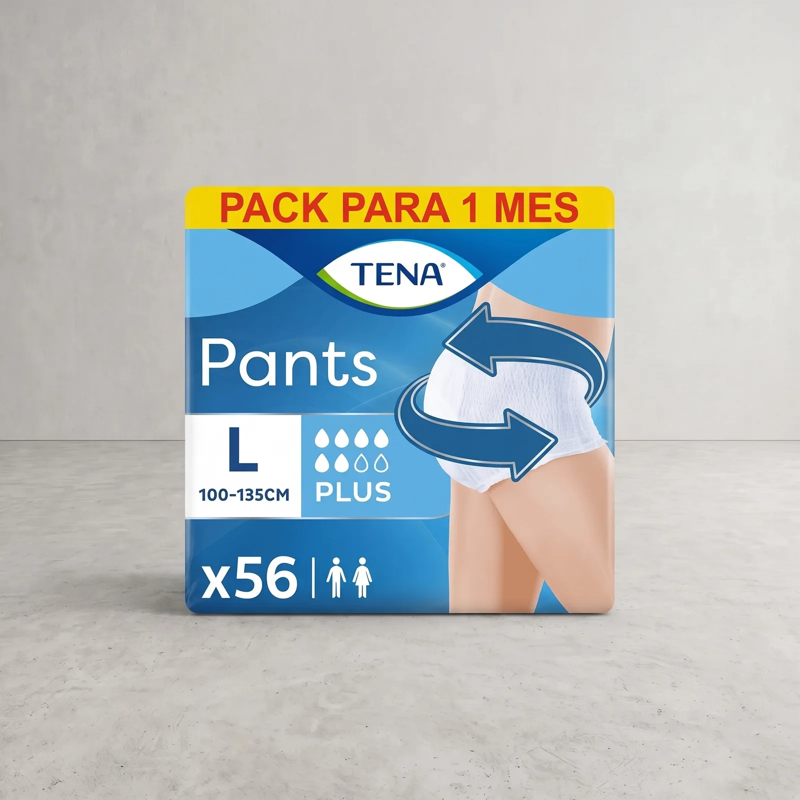 TENA Pants Plus Ropa Interior Absorbente Talla G (56 uds.)