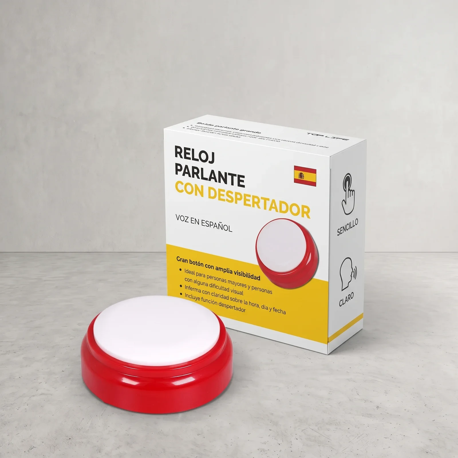Top Life Reloj Parlante con Voz en Español