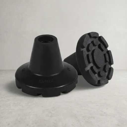 KMINA Tacos Anchos de Goma para Muletas y Bastones (Pack de 2)