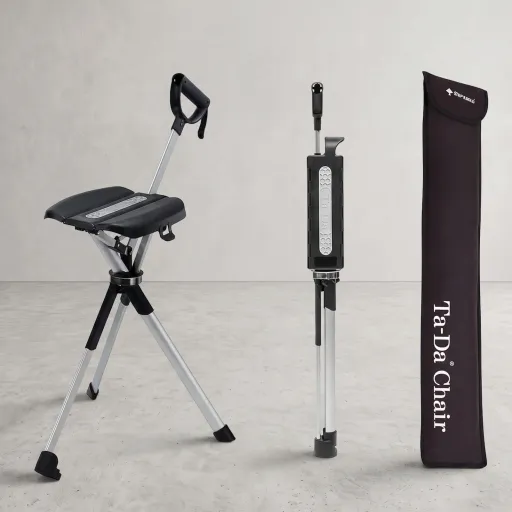 Bastón con asiento plegable Ta-Da Chair Series 2 de STEP2GOLD
