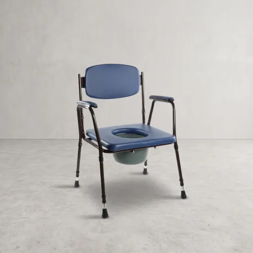 OrtoPrime Silla WC Acolchada y Regulable con Bidé